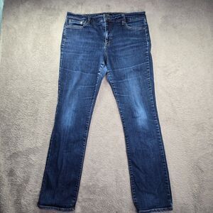 Lauren Ralph Lauren Modern Straight Curvy Jeans Women’s 14 Blue Stretch